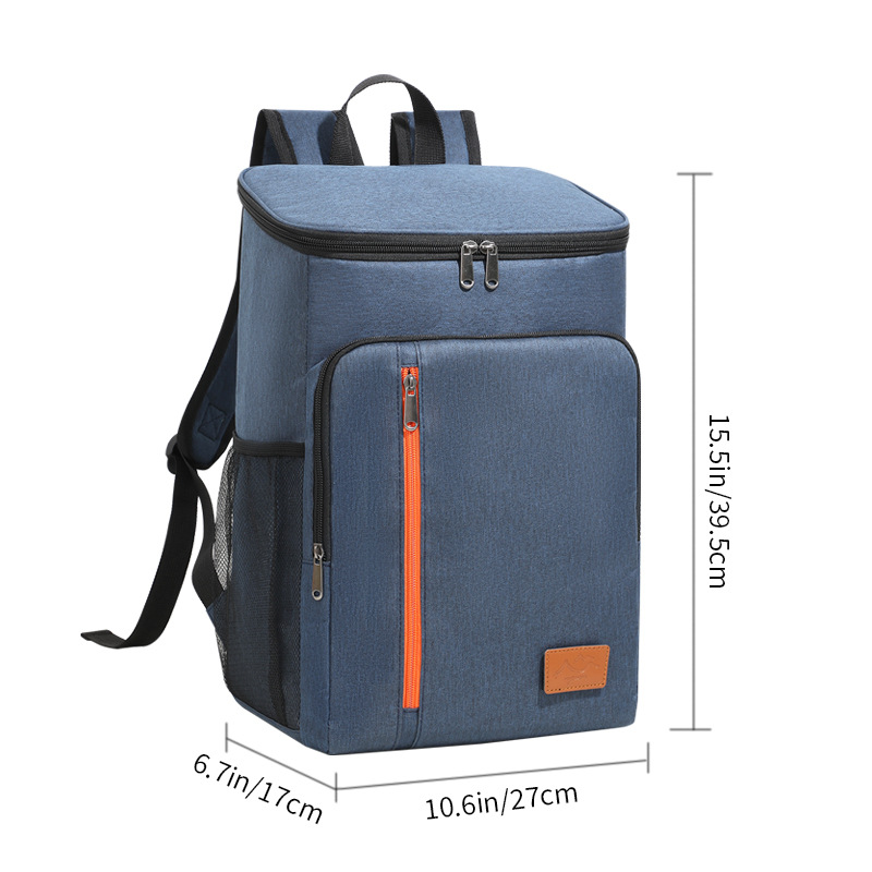 Bolsa de picnic al aire libre, mochila de alta capacidad, paquete de aislamiento térmico de aluminio, bolsa de hielo, bolsa de almuerzo de campamento de montaña, bolsa