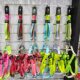 Cross-border Explosions LED Flash Pet Leash 2-piece Set Dog Chest Strap Color-matching Style Leash