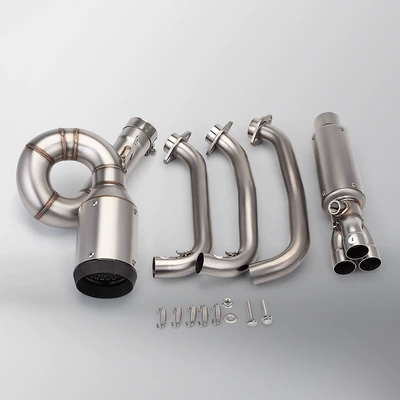 muffler non-destructive installation, Motorcycle exhaust pipe