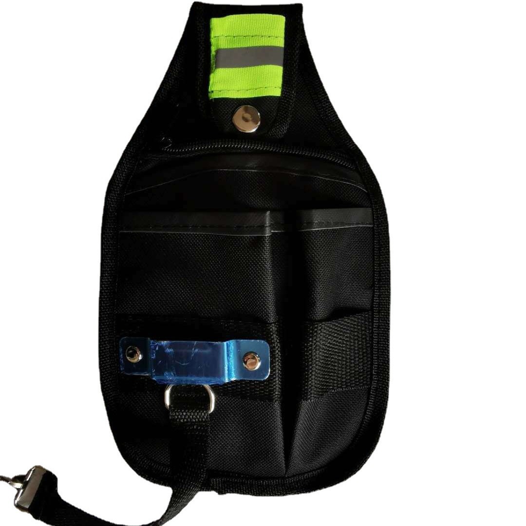 Kit de suministro de fábrica nuevo Oxford lienzo cintura bolsa escalada pequeña cintura bolsa nueva bolsa de herramientas electricista con bolsillo con cremallera