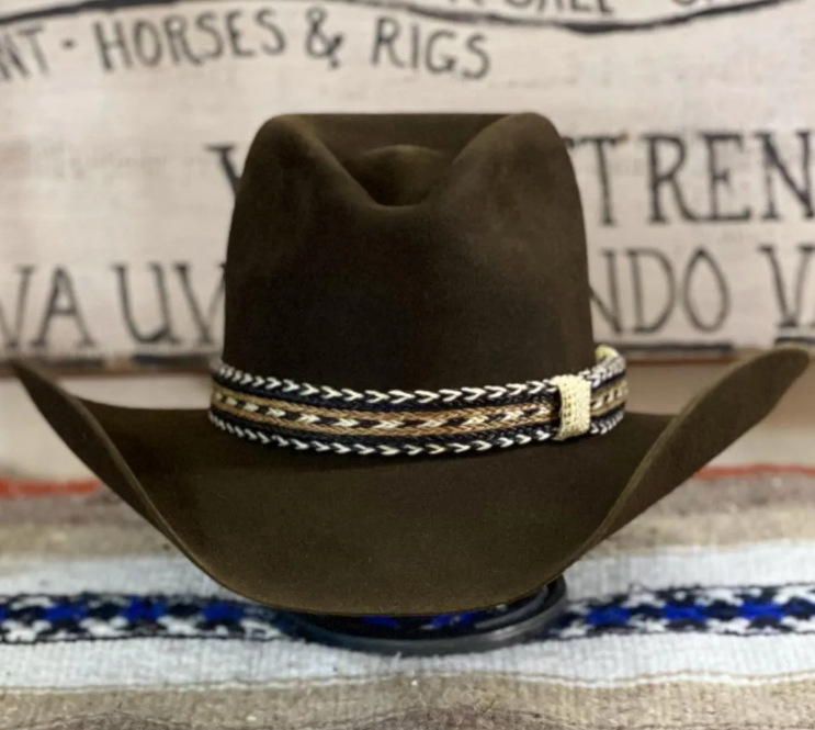 Cappello a cilindro decorativo a coste, cappello in feltro di lana tinta unita_voghion.com