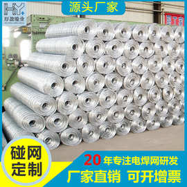 冷铁电焊网片 镀锌网片铁丝网 钢筋镀锌碰网建筑桥梁结构用电焊网