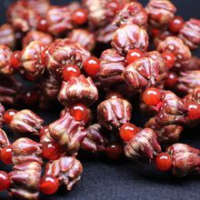 天然滴血莲花菩提手串 滴血莲花菩提子 替换后手链 滴血莲花批发