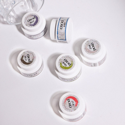 【涂好色卡板】68色实色新中式罐胶套装网红国风流行美甲店甲油胶