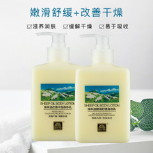 300g倩雪绵羊油抗干燥止痒身体乳嫩滑保湿补水润体露女士学生