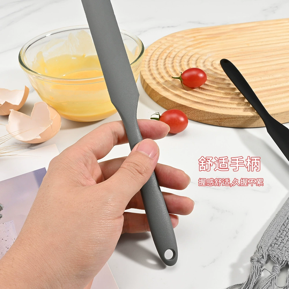 Kitchen integrated silicone spatula long strip baking spatula cake cream stir spatula bread jam spatula spot stock