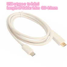 type-c�Dhdmi4K���唵����usb-c to HDTV 1.8���m��ͶӰ�ҕͶӰ