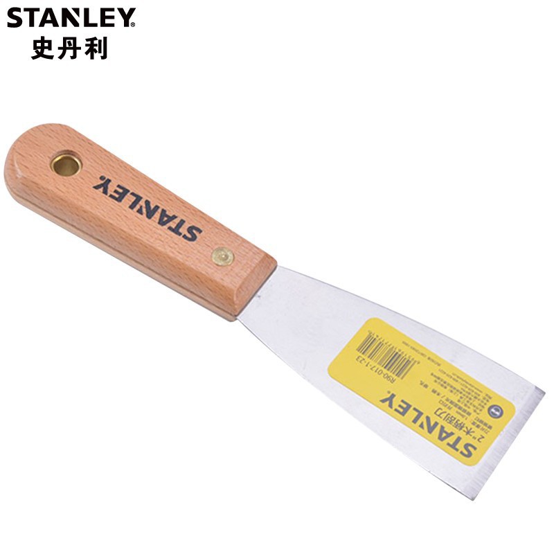史丹利木柄刮刀 发动机油缸清洁刮刀 油灰刀铲刀  R90-017-1-23