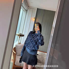 D家高版本秋冬毛衣女慵懒百搭宽松打底衫跨境代发外贸潮牌针织衫