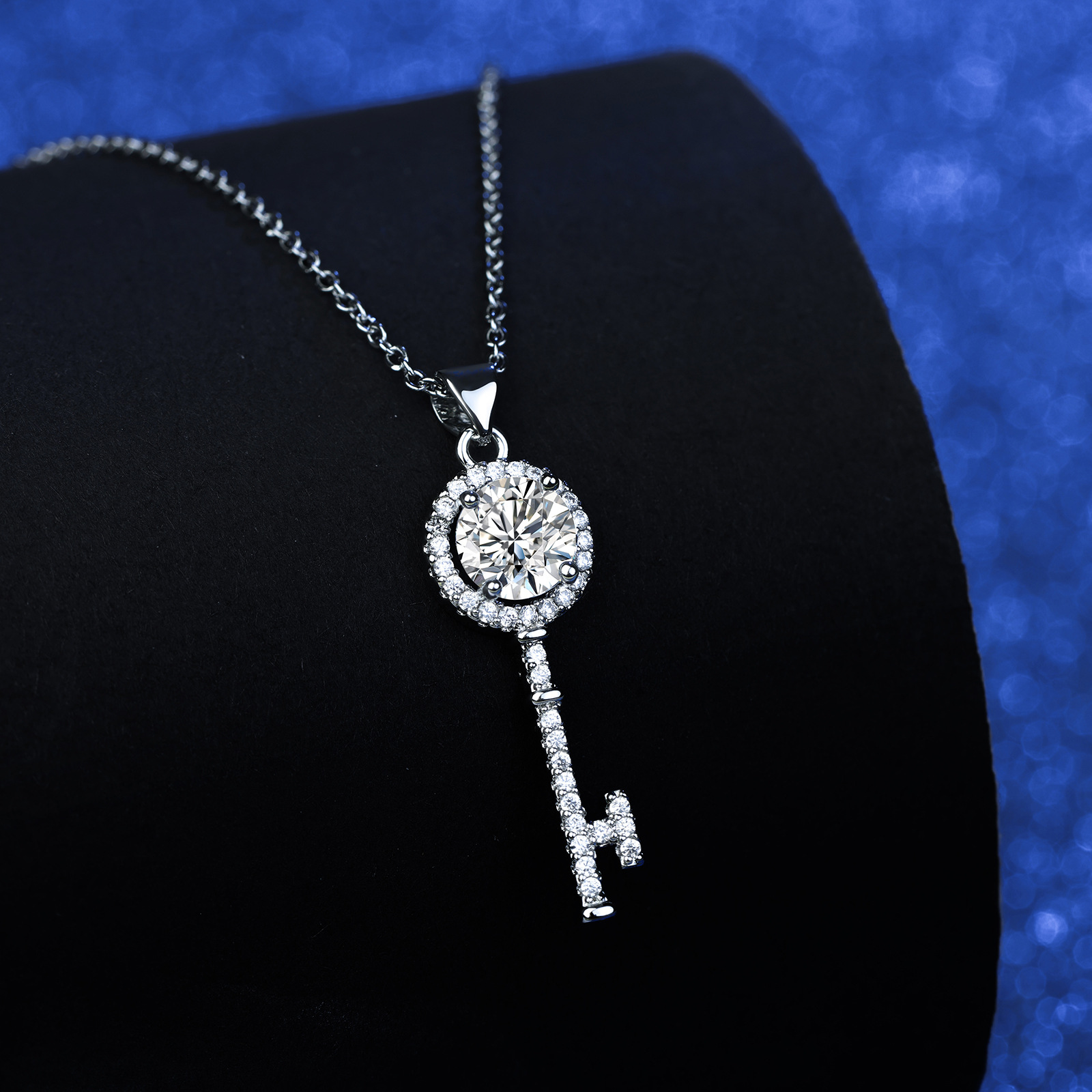 Mosang Light Luxury Temperament Splendido set di collana di diamanti di alta qualità con pietra di zircone alla moda_voghion.com