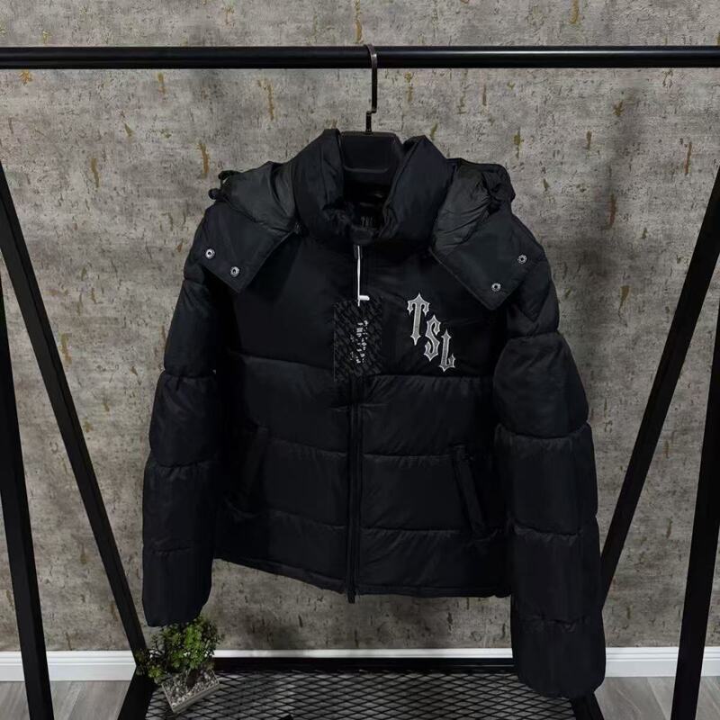 Cross-border Trapstar cotton jacket, Drill European and American hip-hop style, winter casual versatile men's thick classic model Cross-border Trapstar cotton jacket, Drill European and American hip-hop style, winter casual versatile men's thick classic model