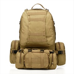 戰術組合背包 軍迷多功能大容量戶外雙肩 55L登山包 工廠批發