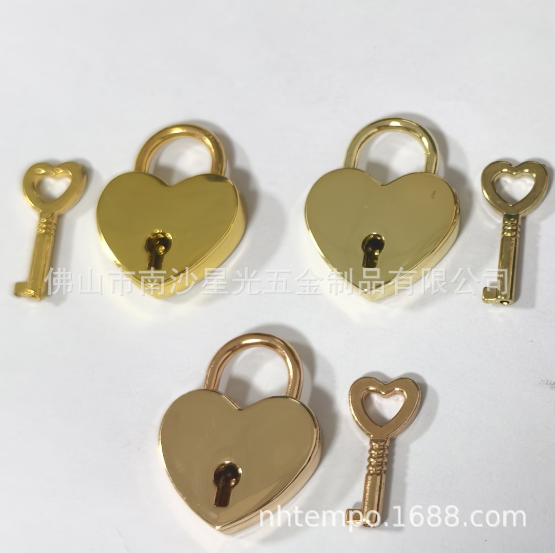 合金心形笔记本行李柜子自行车情侣锁具包包配件手工锁扣爱心挂锁