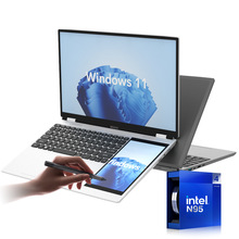 斯迪乔HL156DG 厂家直供15.6+7寸双屏触屏商务笔记本电脑跨境批发