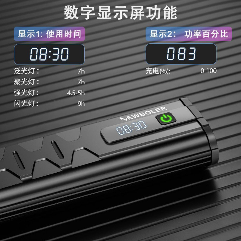 T5JNEWBOLER 4500 ルーメン自転車ライト 10000 mAh USB 充電デジタルディスプレイ自転車ヘッドライト夜間走行|undefined