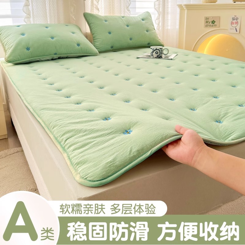 아칼리 - 그래스 그린 [피부친화적인 워싱 코튼 100% 원단] (헝게홈텍스타일)