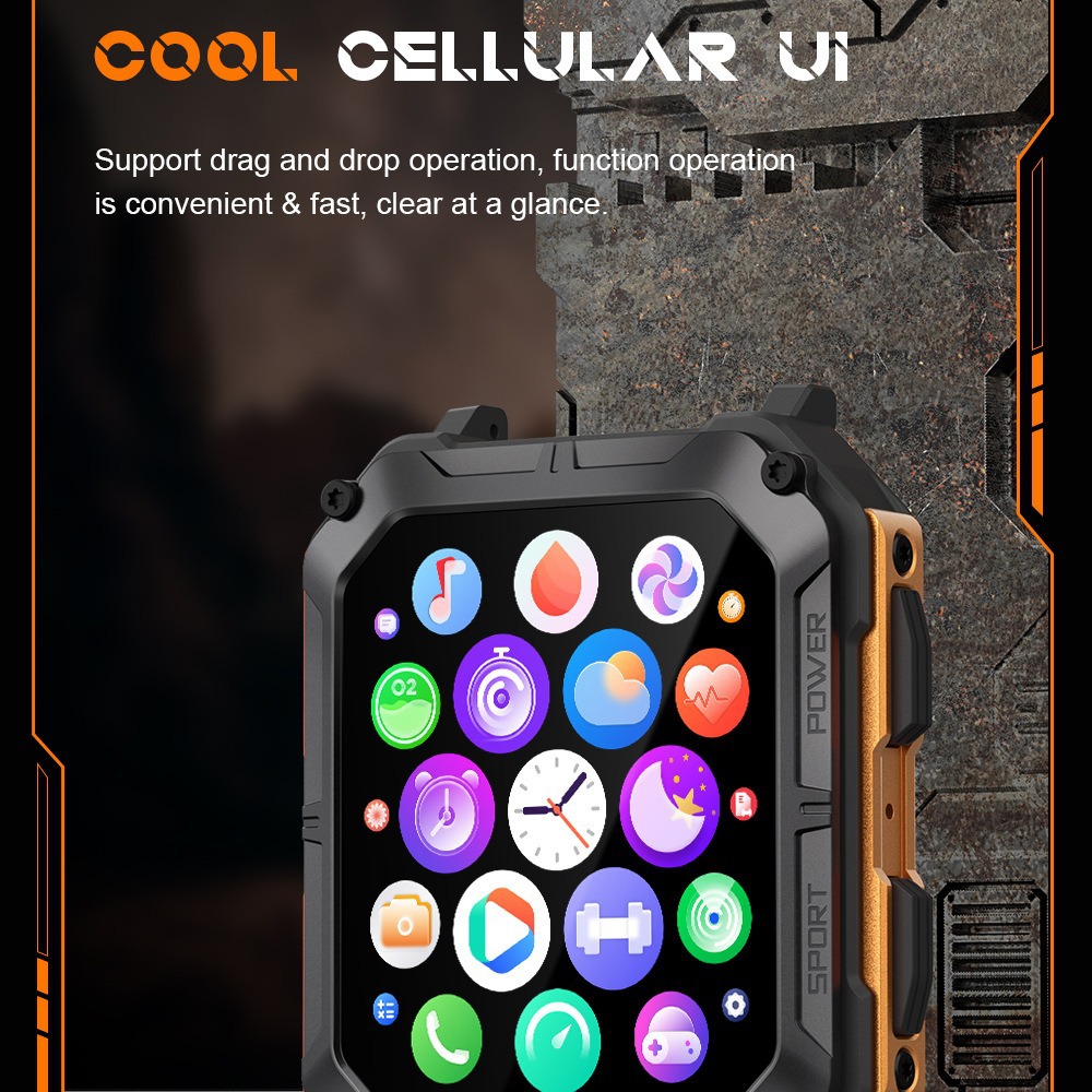 C20pro Outdoor Sports Smart Watch Bluetooth Call Waterproof_voghion.com