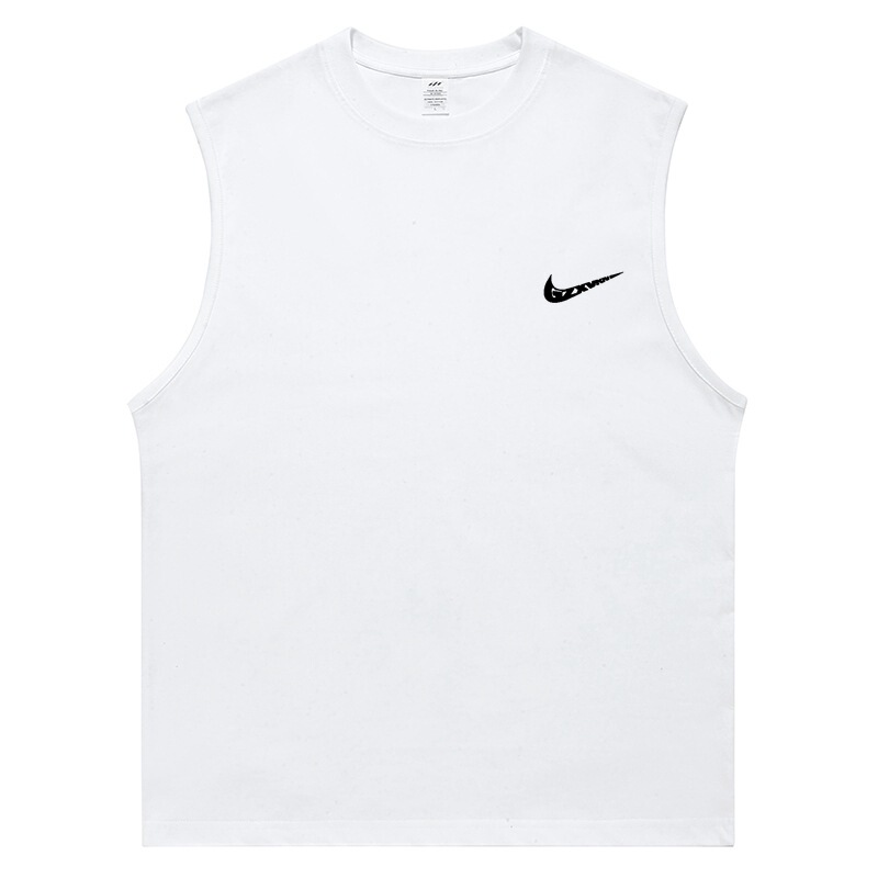 Brand Men's All-match Vest Summer Fashion Brand Fitness Waistcoat Thin Pure Cotton Loose Sports Vest Sleeveless T-shirt Brand Men's All-match Vest Summer Fashion Brand Fitness Waistcoat Thin Pure Cotton Loose Sports Vest Sleeveless T-shirt