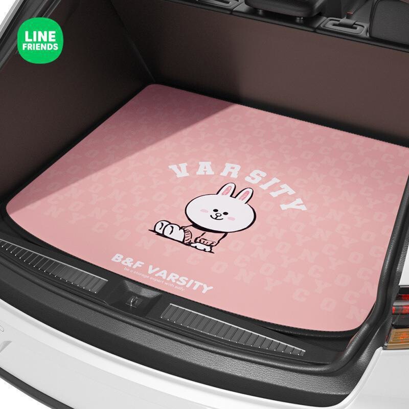 LINE FRIENDS自動車トランクマット専用トランクマット四季通用カードテールマット|undefined