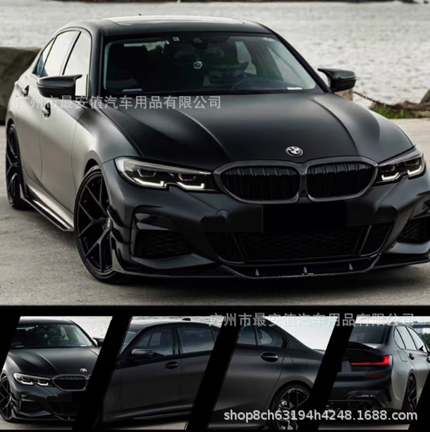Pet Ceramic Black Car Color Change Film Matte Black Motorcycle Full Body Modification Film Color Change Sticker Royal Motorcycle