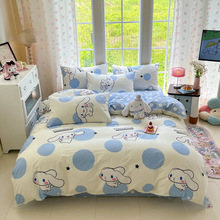 卡通三丽鸥美乐蒂四件套纯棉玉桂狗三件套全棉女孩家用库洛米被套