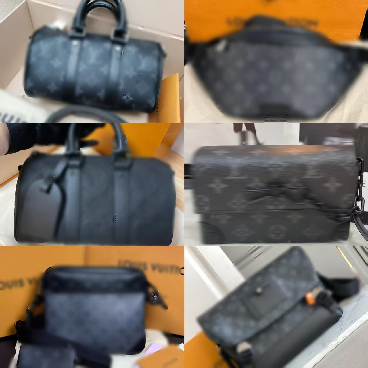 Old-Fashioned Boston Black Warrior Pillow Bag City25Te-Grade Handbag Shoulder Crossbody Bag Bucket Bag Genuine Leather Bag