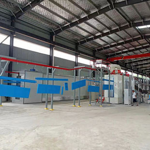 Climbing frame spraying line spraying climbing frame plastic assembly line automatic spraying powder coating Electrostatic Equipment Factory tailored