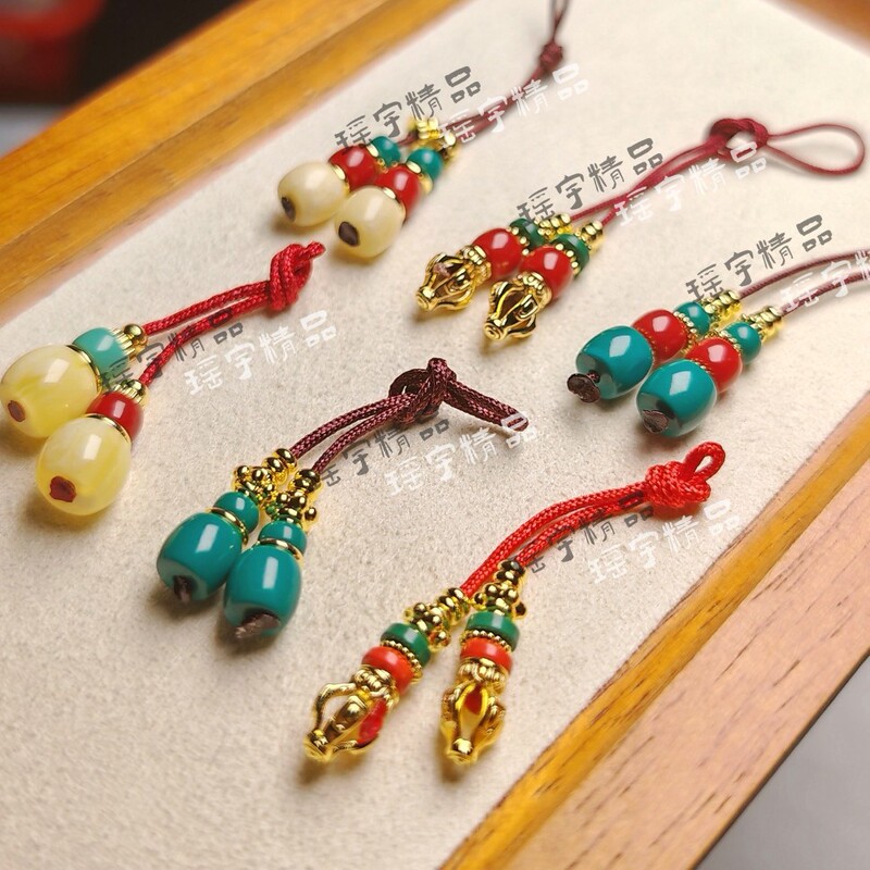 Glass Beads for Disciples, Technology Straight-Cut Old-Style Vajra Beads, DIY Buddhist Beads, Tail Beads, Accessories Glass Beads for Disciples, Technology Straight-Cut Old-Style Vajra Beads, DIY Buddhist Beads, Tail Beads, Accessories