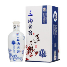 三沟老窖窖龄15年浓香型高度纯粮白酒52度500ml*1瓶辽宁特产礼盒