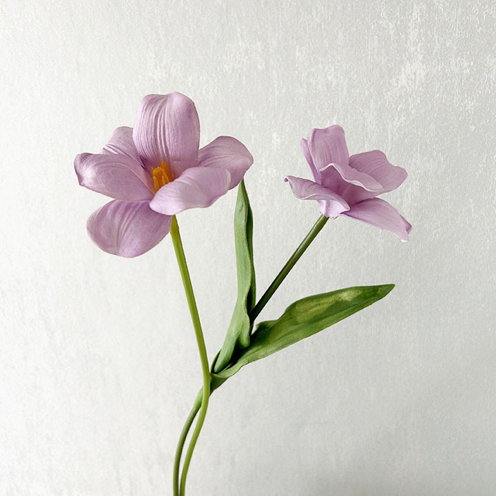 Venta al por mayor luz de lujo pu abierto gran flor tulipán boda hogar Decoración suave diseño novia con flor Accesorios