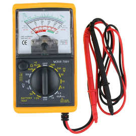 胜利仪器VC7001指针式万用表机械表防烧电表电压电流电阻电池测量