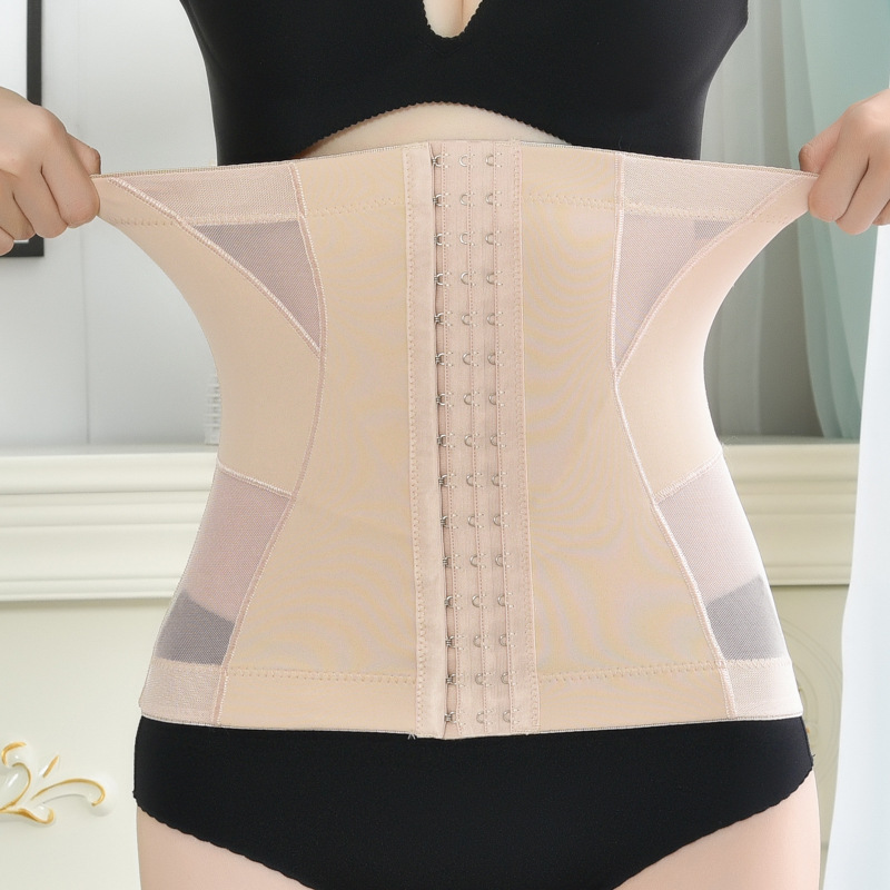 Abdominal Binder, Body Shaping Belt, Postpartum Shaping Belt for Caesarean or Natural Delivery, Shaping Restraint Belt for Men and Women, Sports Belly Reduction Breathable Ice Silk Waist Cincher