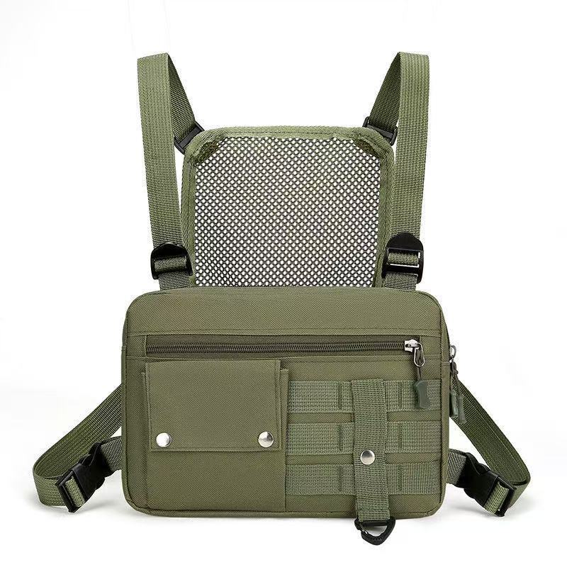 MOLLE腹帯型チェストバッグ、チェストパック、CS野戦用拡張アクセサリーバッグ、多機能撮影バッグ、軽量で通気性のあるバックパック|undefined