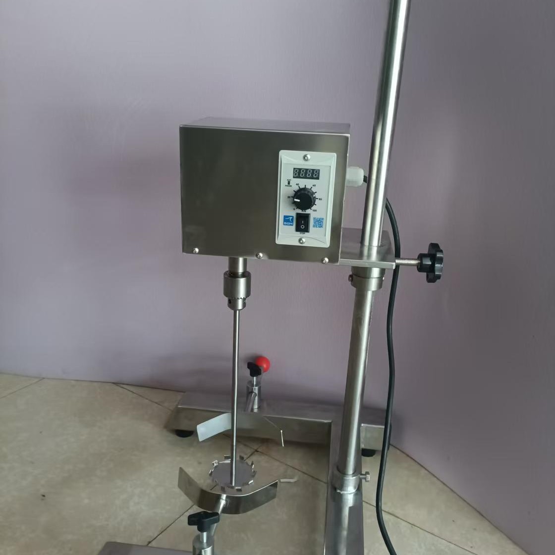 2025实验室电动搅拌器整机材质不锈钢调速数显转速强力搅拌高转速