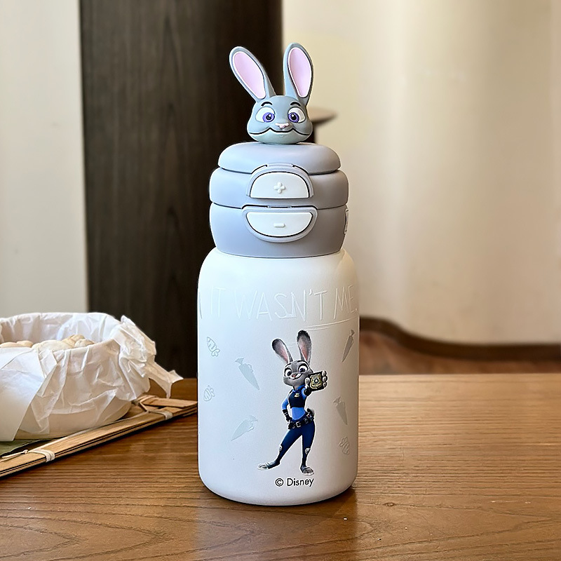 Tazas de agua para niños, tazas de paja para estudiantes de escuela primaria, tazas de agua genuinas de Zoologa, Judinique