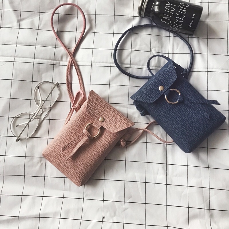 Dropshipping Women's Mobile Phone Bags, Autumn Sweet Lady Style, New Lychee Pattern Crossbody Shoulder Coin Purse Dropshipping Women's Mobile Phone Bags, Autumn Sweet Lady Style, New Lychee Pattern Crossbody Shoulder Coin Purse