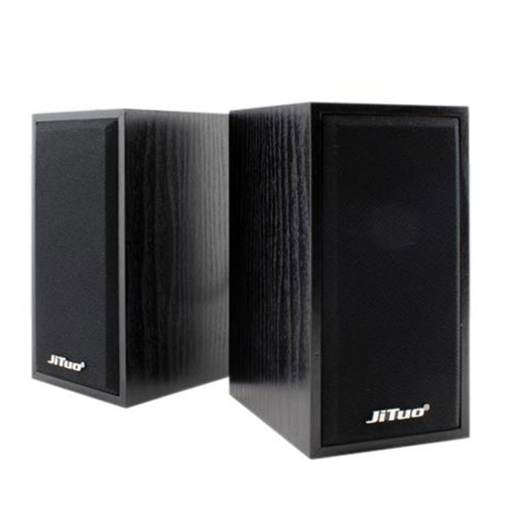 技術拓jt 2801ノートパソコン木製音響ミニスピーカーサブウーファ木製マルチメディアスピーカー|undefined