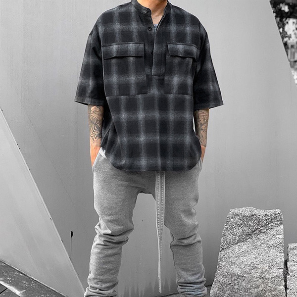 Fog Fear of God Season 6 Main Line Plaid Short -sleeved Shirt High…