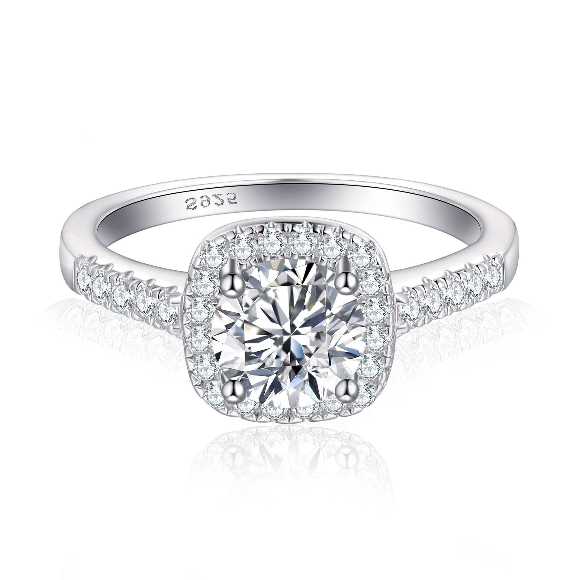 Cross-border e-commerce popular rings for European and American women S925 silver handmade jewelry silver accessories export wholesale wedding rings