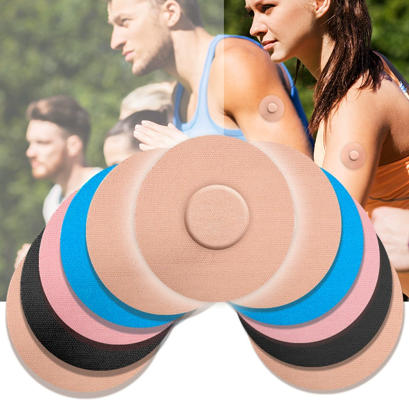 Дышащий датчик без противоскользящего клея спортивное опускание наклейки наклейки фиксация самоклеящийся антипотеет навалом кожи