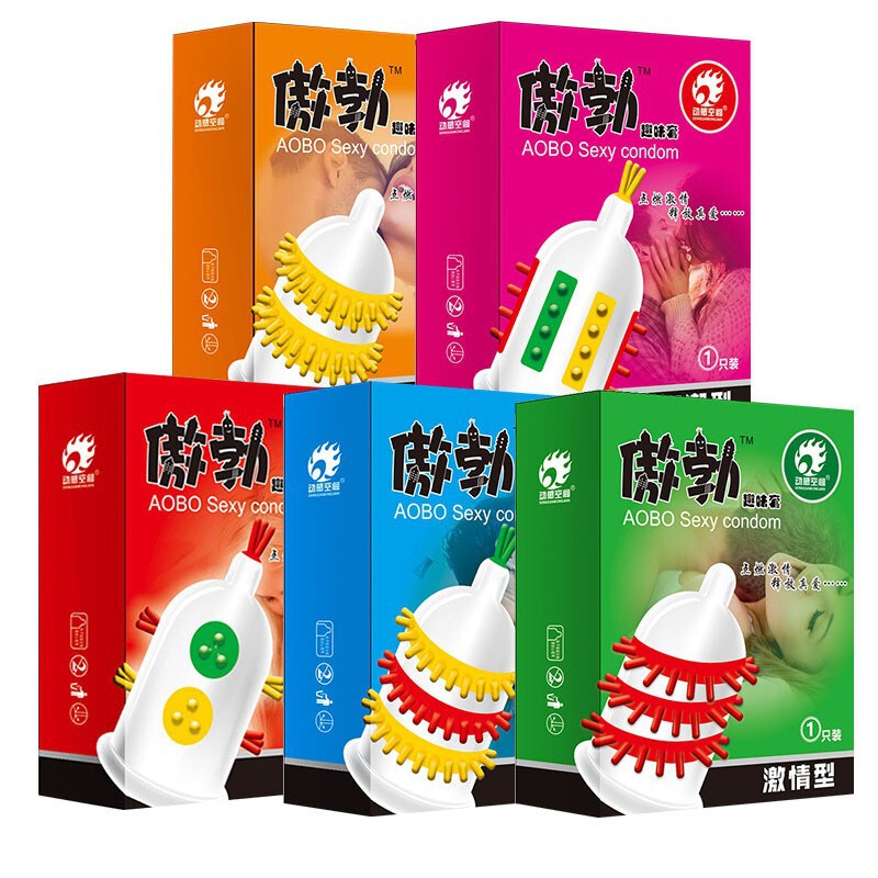 Aobo Fun Condom Set 1 Pack Condoms with Special Shapes, Large Spike Condoms, Adult Sex Toys Wholesale Aobo Fun Condom Set 1 Pack Condoms with Special Shapes, Large Spike Condoms, Adult Sex Toys Wholesale