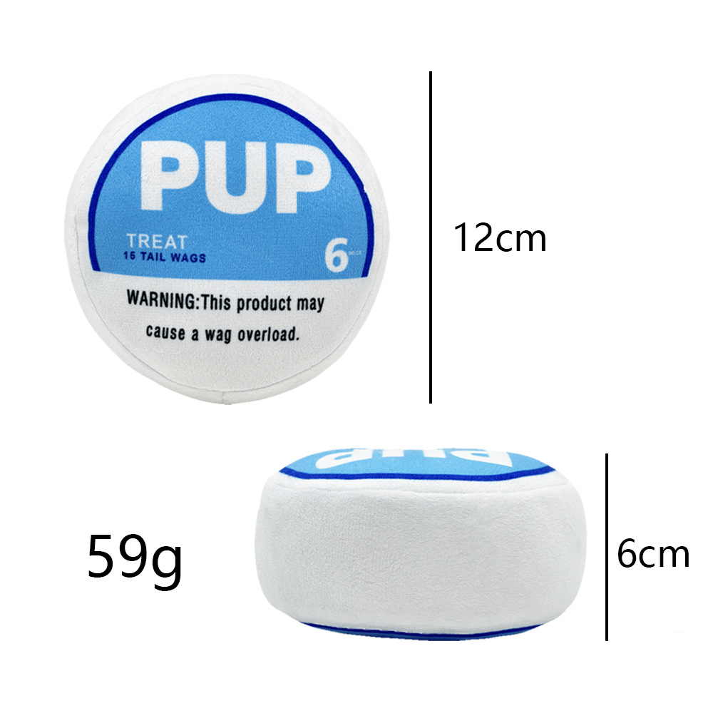 Nuevo transfronterizo PupperDecky Parody Dog Toy Perro roer y chirriar juguete de peluche para aliviar el aburrimiento