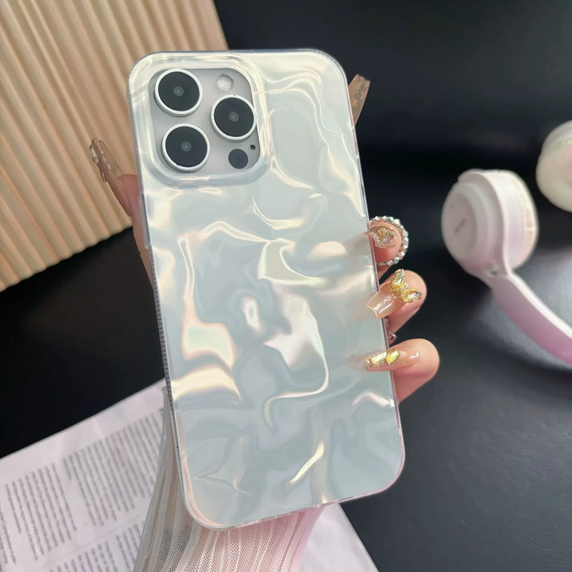 Яблоко, совместимо с iPhone 15, чехол для телефона, оптом, 15промакс, iphone, градиент, 12