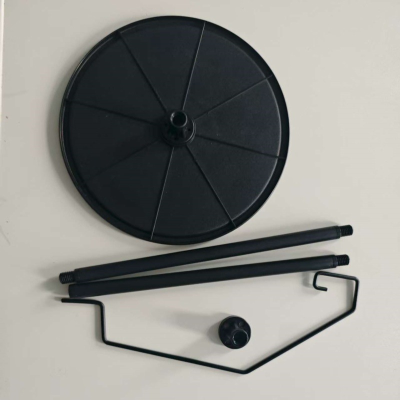 【전술 테이블 액세서리】 조명 스탠드 봉 + 2단 소형 테이블 상판 + 조명 걸이 + 조명 스탠드 봉 고정 장치