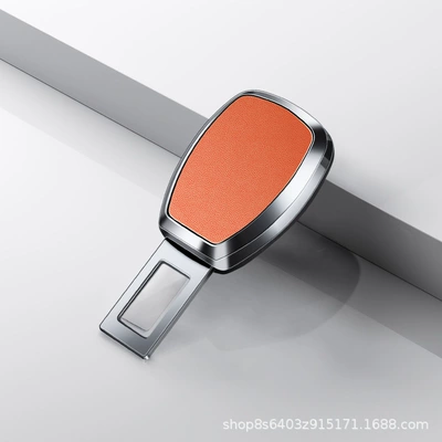 Car Seat Belt Fork Connector Extender Car Safety Buckle Insurance Insert Belt Latch Buckle Lock (Other Automotive Safety Supplies) - ideal-orange-lychee-skin-texture-1-pack