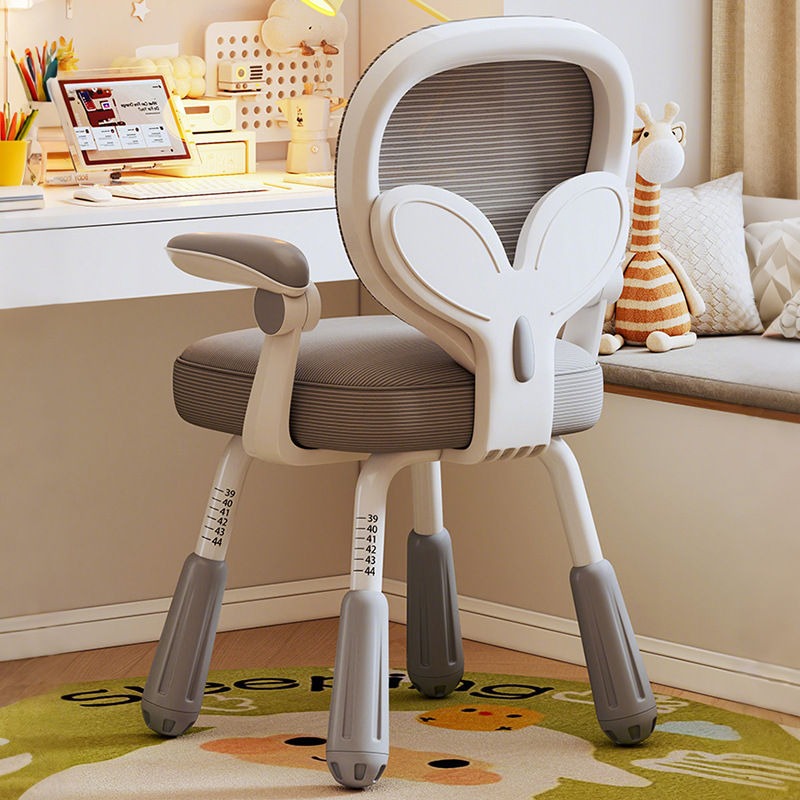 Children's Learning Chair, Primary School Student's Home Desk Chair, Writing Chair, Adjustable Sitting Posture Seat