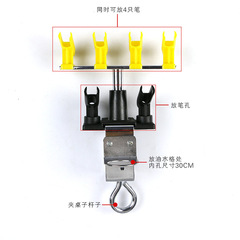 Manufacturer Wholesale T-20A Spray Gun Stand Bracket Table Workstation Special Metal Spray Gun Stand Model Spraying Tool