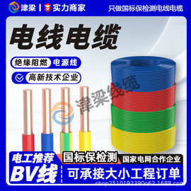 全球畅销BV硬线4/6/10平方电线国标铜芯家装开关插座电源线电缆线