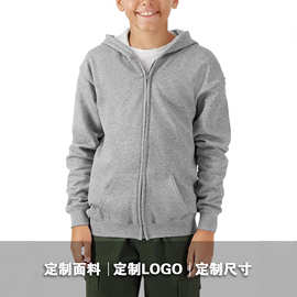 专业外贸工厂跨境定制亚欧美码青少年休闲拉链连帽衫秋冬童装卫衣