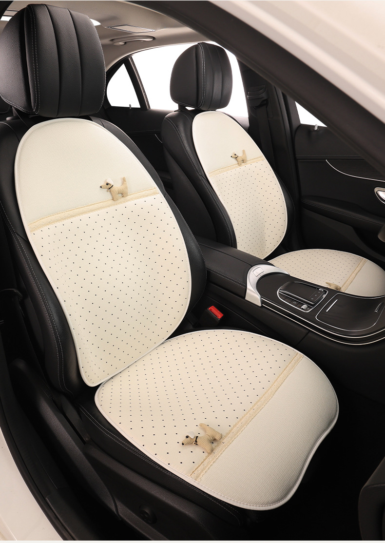 26 Models of Car Seat Cushions for All Seasons, Suitable for Volkswagen Lavida, Jetta, and Bora, Front Driver and Passenger Single-Piece Seat Cushions